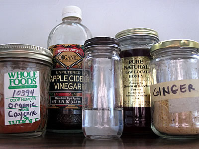 Homemade Cough Syrup Ingredients