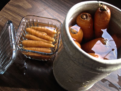 how to store carrots without plastic