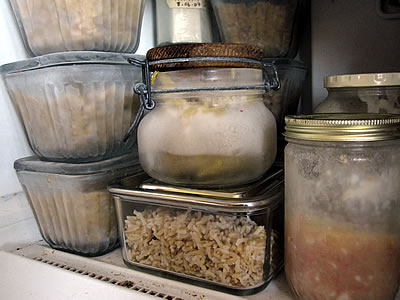 airtight glass food storage container