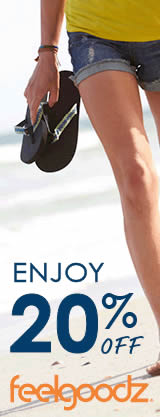 Feelgoodz natural flip flops