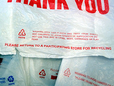 HDPE plastic bags