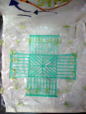 plastic quilt project